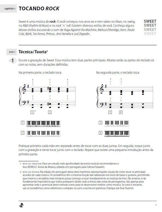 BERKLEE Teclado Método Prático: Aprenda a tocar